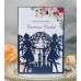 Party Invitation Card Butterfly Faery Holiday Greeting Card Laser Cut Iridescent Paper